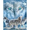 Gemeinsam weinende Wölfe