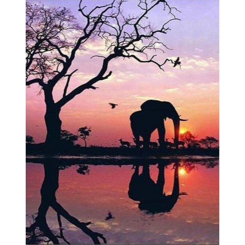 Elefanten Silhouette