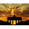 Brandenburger Tor bei Sonnenaufgang