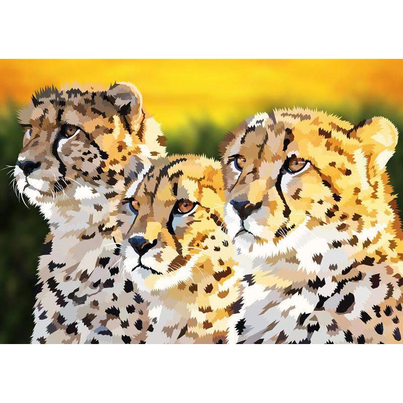 Leopardenfamilie