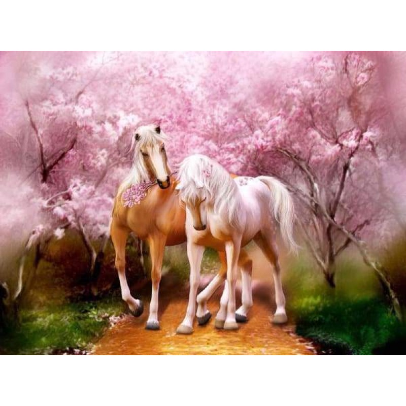 Pferde Rosa Blüte