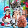 Tierfreunde feiern Weihnachten