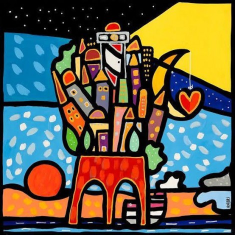 Leuchtturm bei Nacht