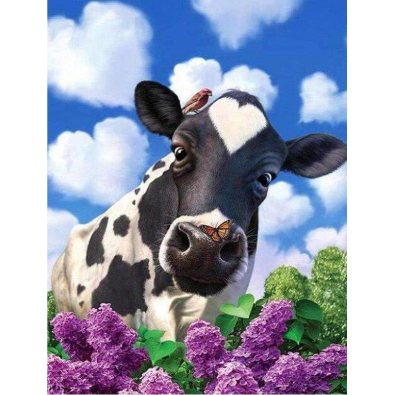 Kuh in der Weide