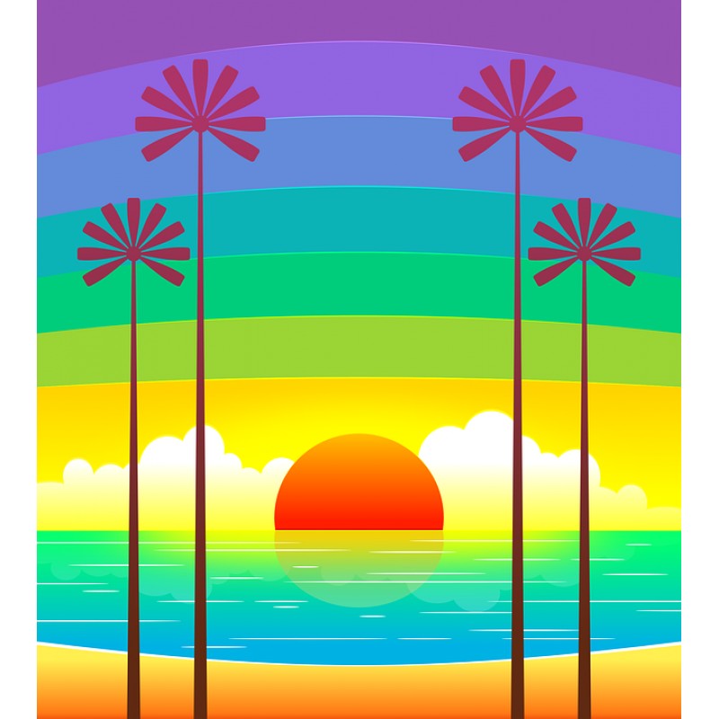 Tropischer Sonnenunt...