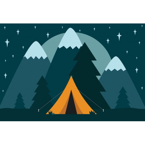 Zelt unter den Sternen