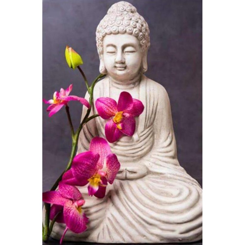 Buddhastatue Blume
