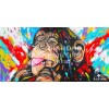 Affe mit Zunge | Exklusiv bei Diamond Painting Welt