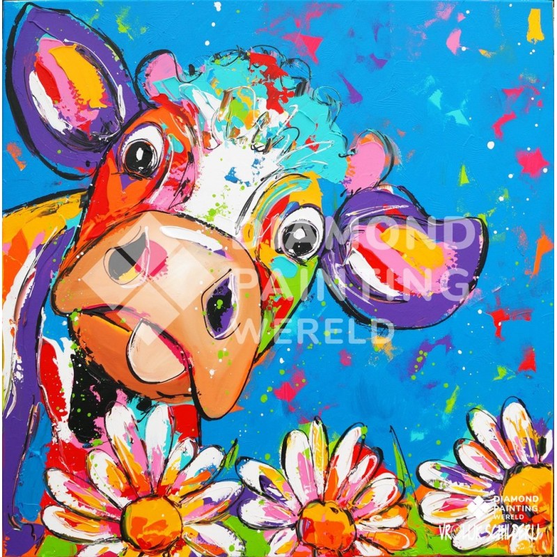 Kuh mit Blumen | Exk...