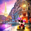 Mickey und Minnie Maus Paris