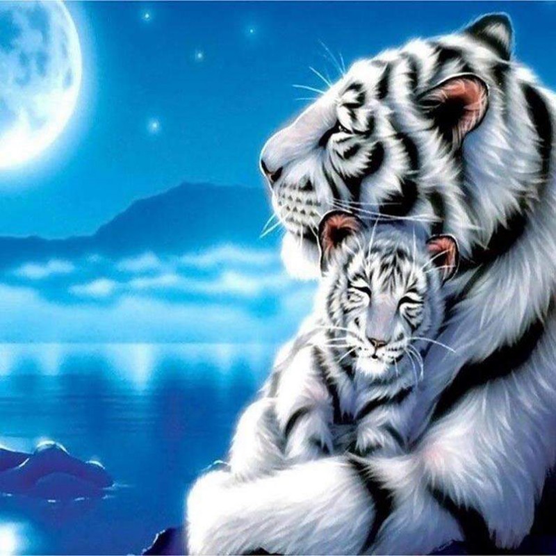 Tiger und Tigerjungt...